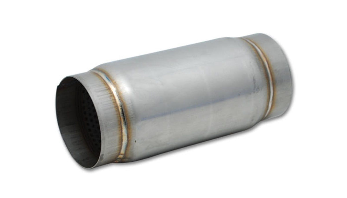 Vibrant Performance 17985 Stainless Steel Race Muffler, 4.5 inch inlet/outlet x 5 inch Long