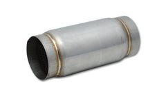 Vibrant Performance 17985 Stainless Steel Race Muffler, 4.5 inch inlet/outlet x 5 inch Long