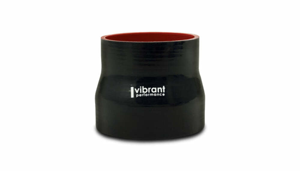 Vibrant Performance - 19737 - Reducer Coupler, 3.00 in. I.D. x 3.75 in. I.D. x 3.00 in. Long - Black