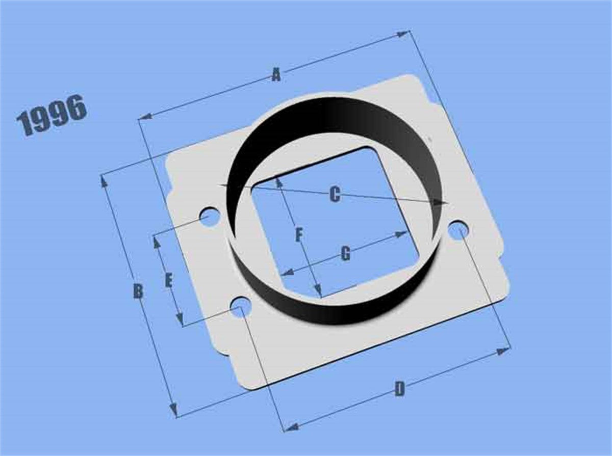 Vibrant Performance 1996 Mass Air Flow Sensor Adapter Plate