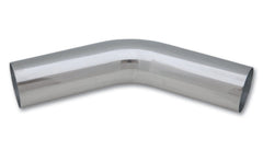 Vibrant Performance 2156 1.5 inch O.D. Aluminum 45 Degree Bend - Polished
