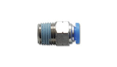 Vibrant Performance 2663 3/8 inch (9.5mm) Male Straight One-Touch Fitting (1/4 inch NPT Thread)