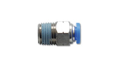 Vibrant Performance 2664 1/4 inch (6mm) Male Straight One-Touch Fitting (1/4 inch NPT Thread)