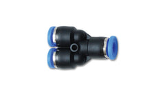 Vibrant Performance 2681 3/8 inch (9.5mm) Union Y One-Touch Fitting