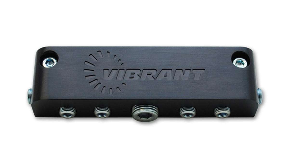 Vibrant Performance 2691 Aluminum Vacuum Manifold - Anodized Black