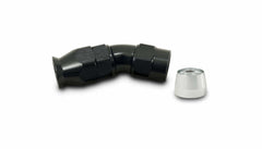 Vibrant Performance - 28308 - 30 Degree High Flow Hose End Fitting for PTFE Lined Hose, -8AN