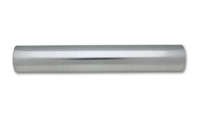 Vibrant Performance 2885 2 inch O.D. Aluminum Straight Tubing, 18 inch Long - Polished