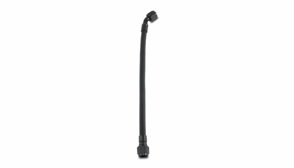 Vibrant Performance - 29033- PTFE Flex Hose Assembly, AN Hose Size: -6, Hose Length: 36 in, Hose End Style: Straight / 45 Degrees
