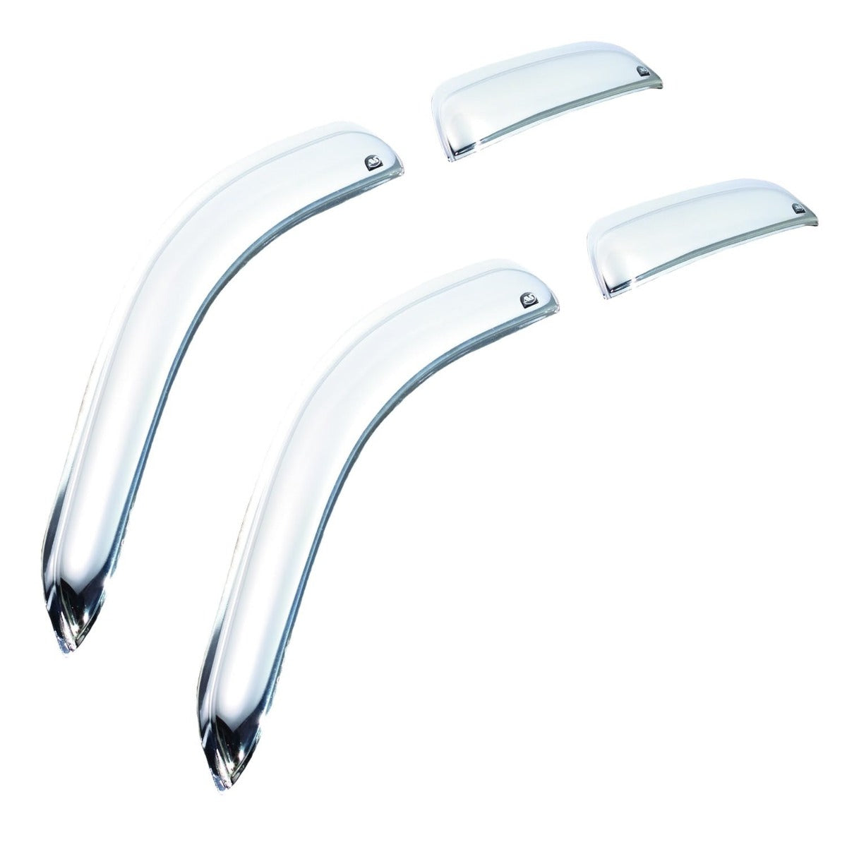 AVS 684040 Ventvisor Chrome 4pc