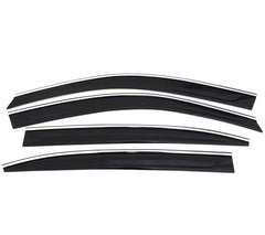 AVS 794008 Ventvisor Low Pro 4pc Chrome Trim