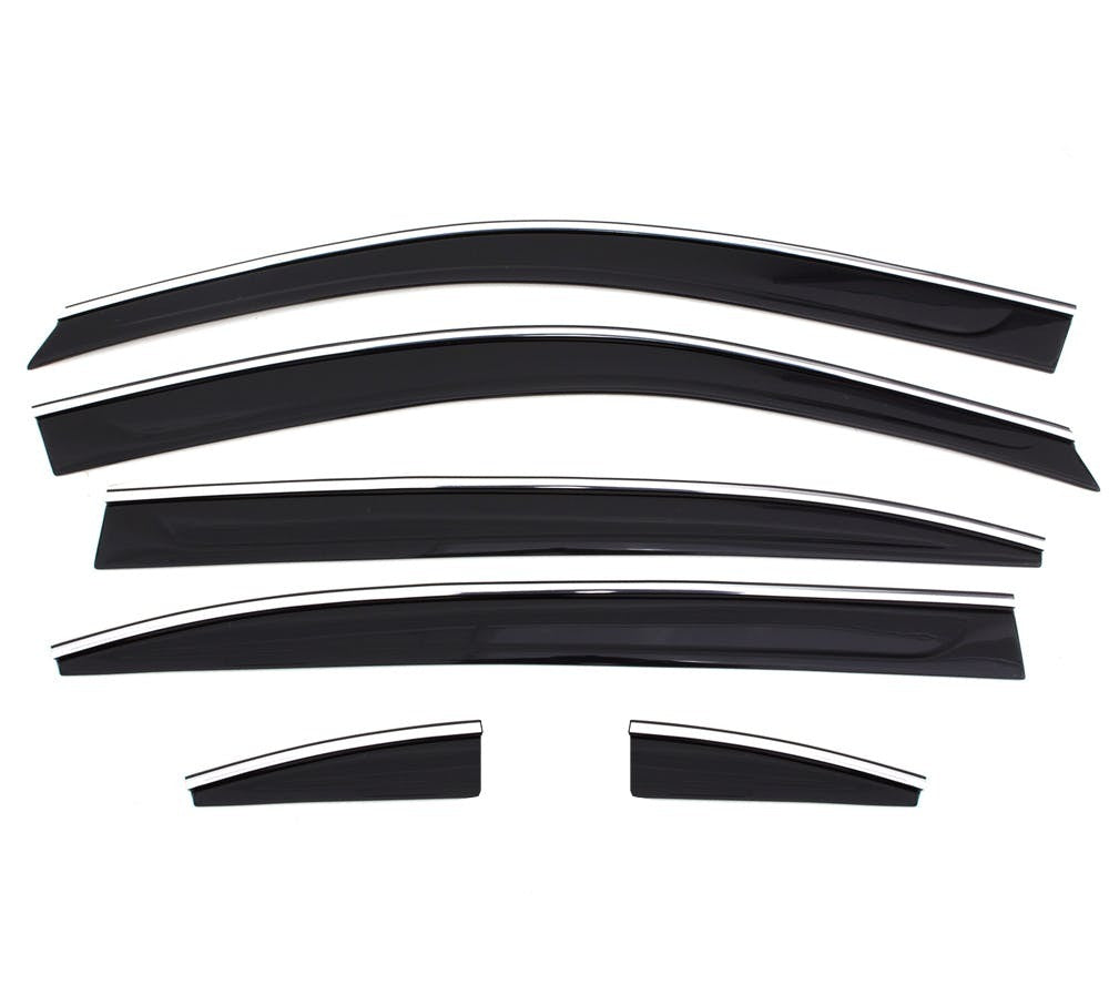 AVS 794014 Ventvisor Low Pro 4pc Chrome Trim