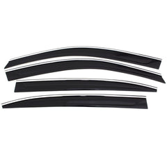 AVS 794025 Ventvisor Low Pro 4pc Chrome Trim