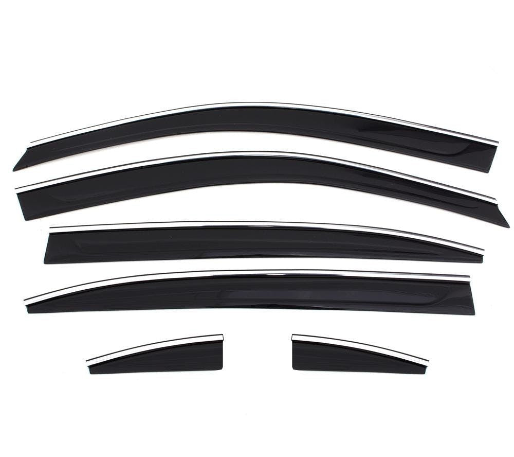 AVS 796001 Ventvisor Low Pro 6pc Chrome Trim