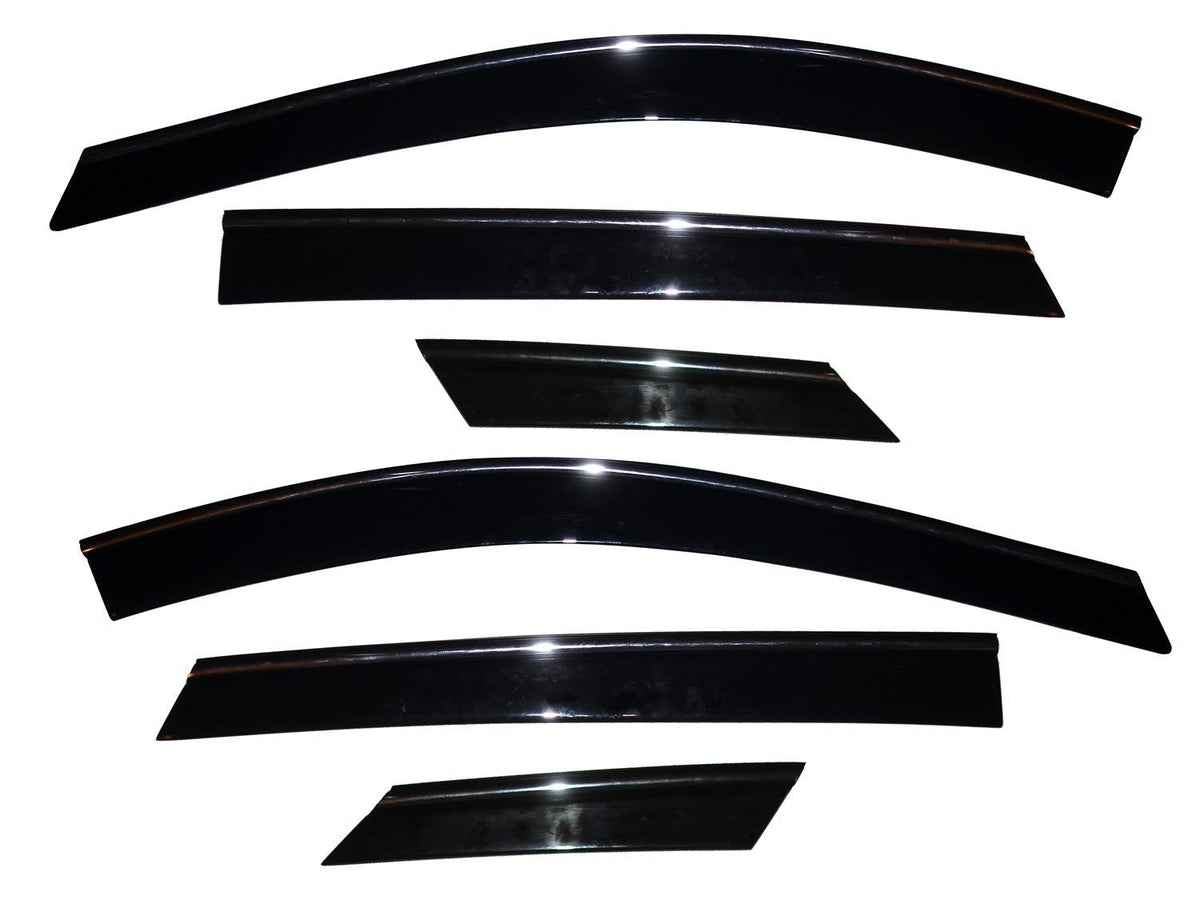 AVS 796003 Ventvisor Low Pro 6pc Chrome Trim