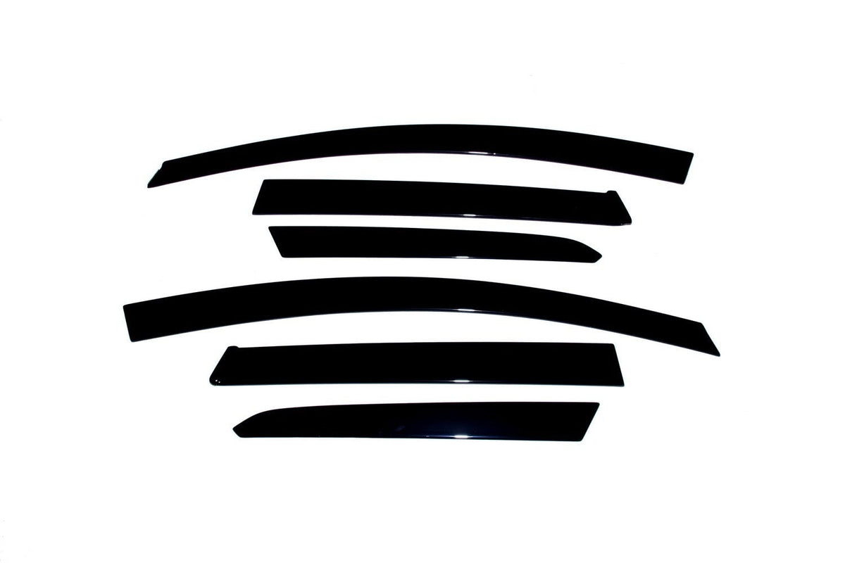 AVS 896004 Ventvisor Low Pro 6pc Smoke