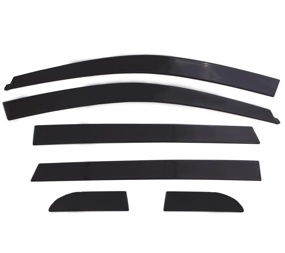 AVS 896005 Ventvisor Low Pro 6pc Smoke