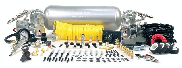 VIAIR 10009 Xtreme Duty Onboard Air System  150 PSI Compressors 12V 2.0 Gal. Tank