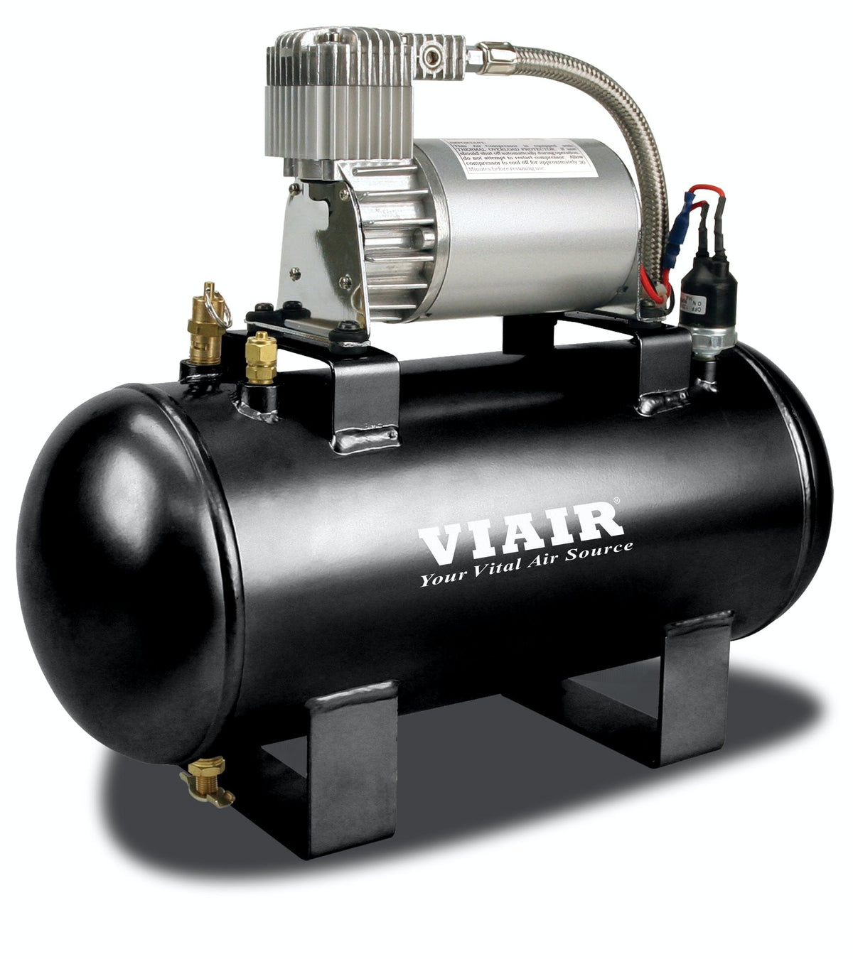 VIAIR 20003 1.5 Gal. Tank Air Source Kit Fast Fill-120 120 PSI Compressor 12V