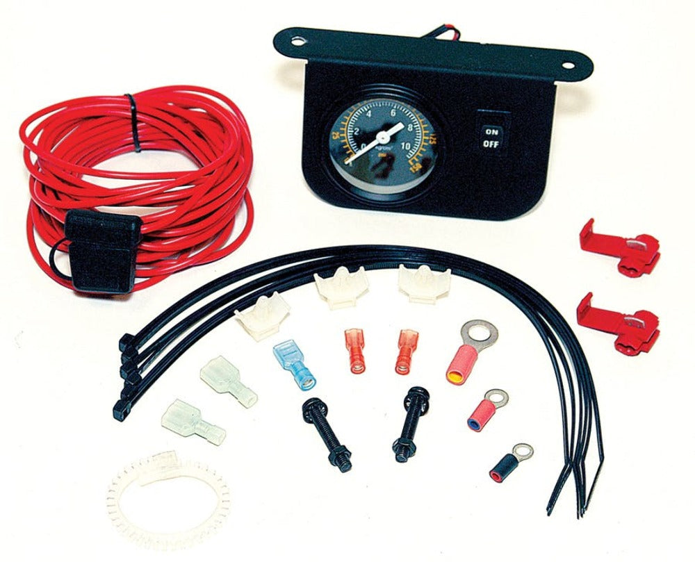 VIAIR 20062 Illuminated Dash Panel Gauge Kit 30 Amp