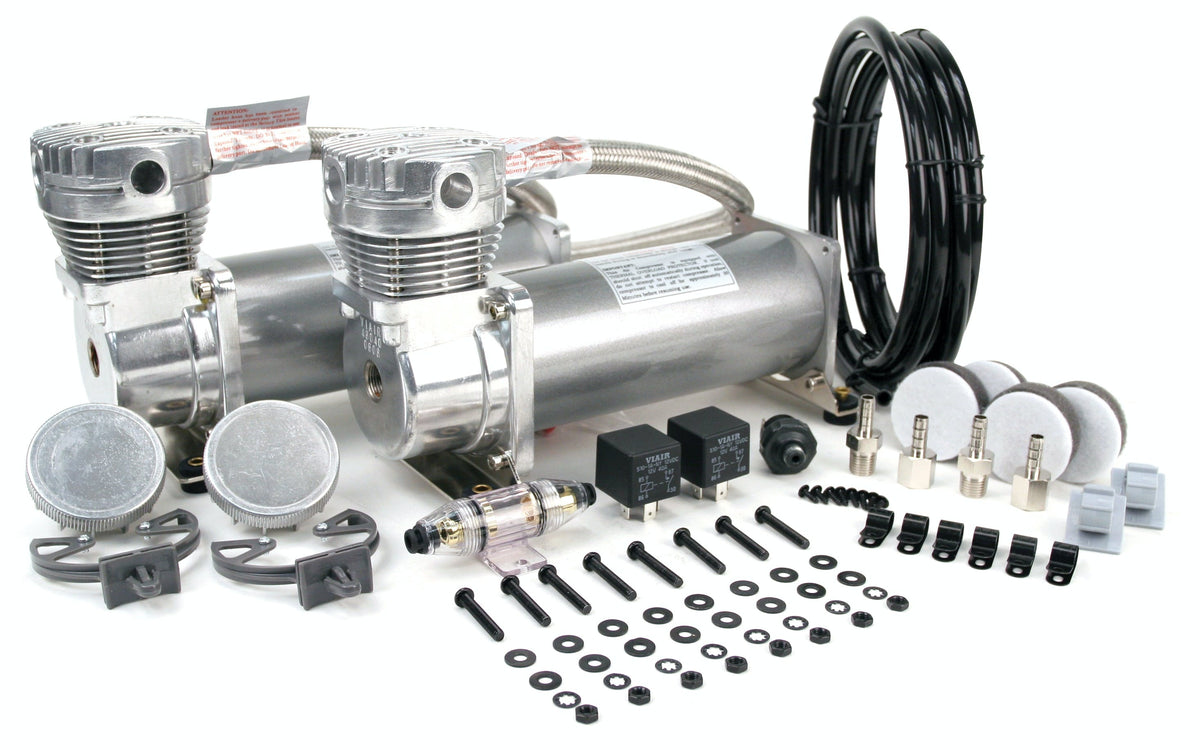 VIAIR 48012 480C Dual Pewter Value Pack