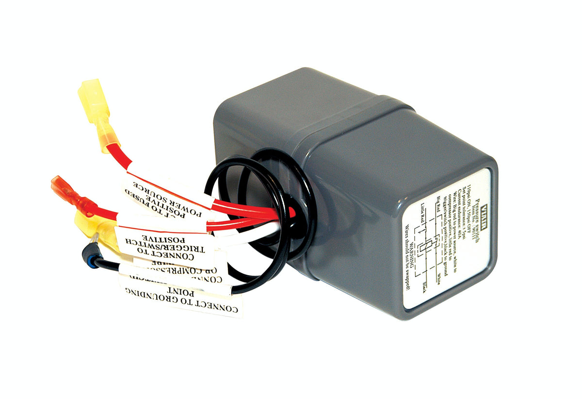 VIAIR 90110 Pressure Switch with Relay  1/8in NPT M Port  85 psi On  105 psi Off
