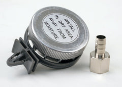 VIAIR 92629 Remote Intake Air Filter Assembly  Metal Housing   3/8in x 1/2in Tube Fitti