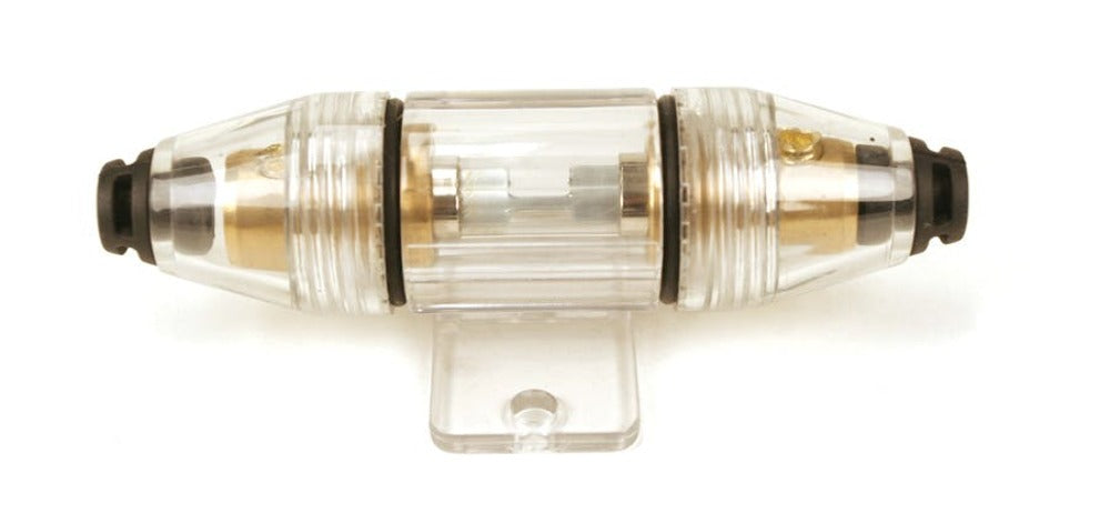 VIAIR 92952 Fuse Holder w/Mounting Tabs  For 20-to 60-Amp Glass Tube Fuse  8 Gauge Wire