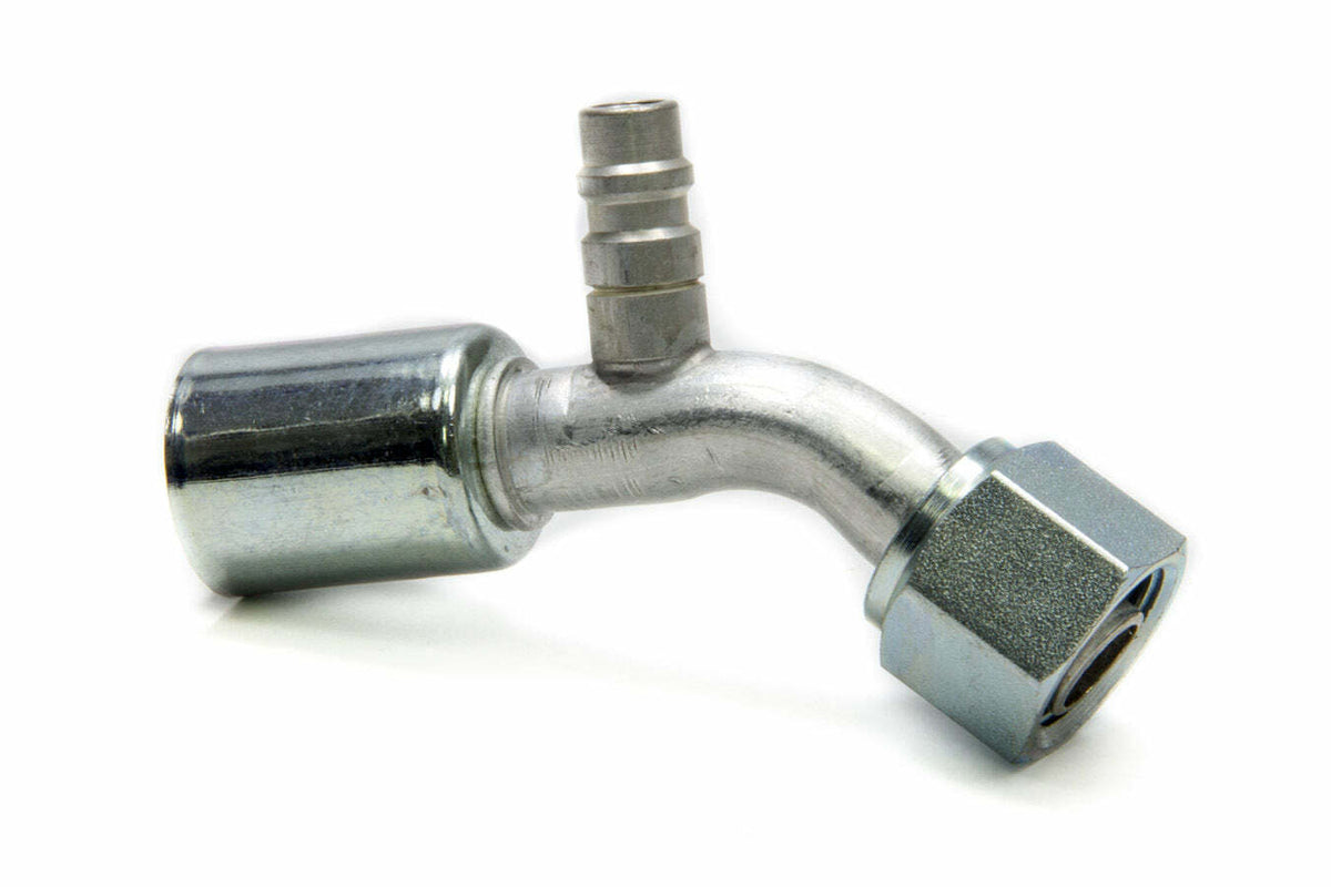 VINTAGE AIR #10 45 Degree Barb O-Ring Fitting w/Port 35523-VUG