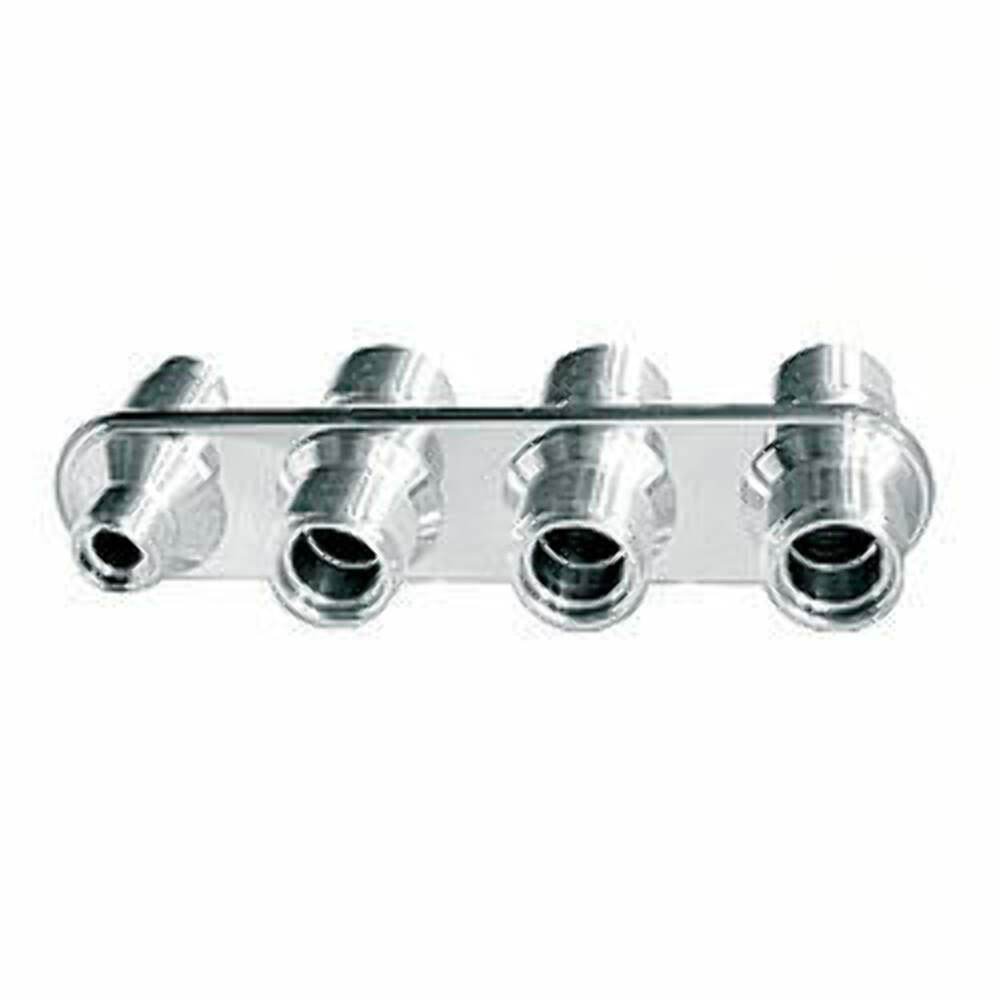 VINTAGE AIR 4 Way Inline Bulkhead #6 & #10 O-Ring 386600-MBA