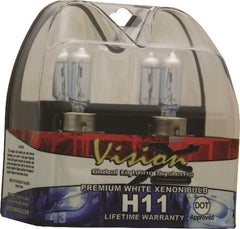 Vision X 4001657 D Series H11 55 Watt Low Beam Dot Approved Superwhite Bulb Set