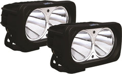 Vision X 9125053 OPTIMUS SQUARE BLACK 2 10W LEDS 10deg. NARROW KIT OF 2 LIGHTS