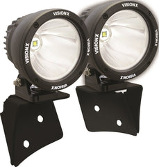Vision X 9888415 A Pillar Mount with 4.5" Cannon Set And Harness