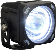 Vision X 9891699 OPTIMUS SQUARE HALO BLACK 1 10W LED EMARK APPROVED 15deg. NARROW