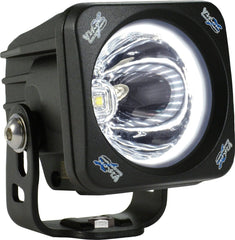 Vision X 9891699 OPTIMUS SQUARE HALO BLACK 1 10W LED EMARK APPROVED 15deg. NARROW