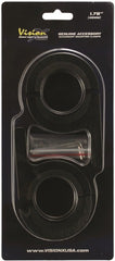 Vision X 9893396 Black 2.50" Tube Frame Mounting Clamp, Pair