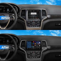VINLAND VISION 10.1" Custom-Fit Car Stereo for Jeep Grand Cherokee 8.4" Screen 2014-2020 - Mirror Chrome V13GC211N-MRR-CH3
