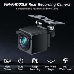 VINLAND Rear Recording Camera FHD 1080P Real-Time Recording VIN-FHD02LR