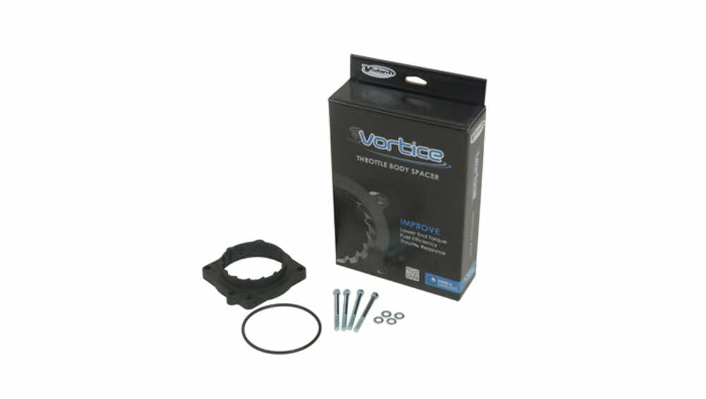 Throttle Body Spacer 1 Inch 09-12 RAM 1500-3500/Durango/Aspen Black Volant