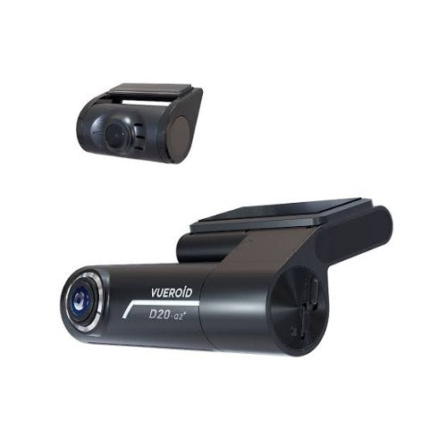 VUEROID D20-Q2 Plus 2 Channel Dash Cam Front and Rear D20Q2PLUS2CH