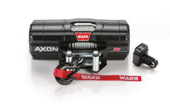 WARN 101135 AXON 35 Wire Rope Winch; Black