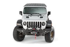 WARN 101337 Winch Ready Elite Series Full Width Front Bumper With Tubular Grille Guard