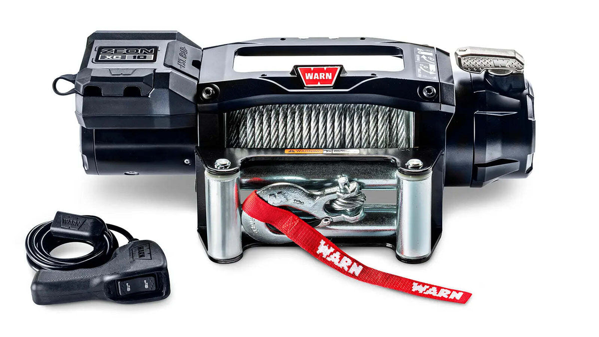 WARN ZEON XC 10 with 80 ft. of 3/8 WIRE ROPE 110410