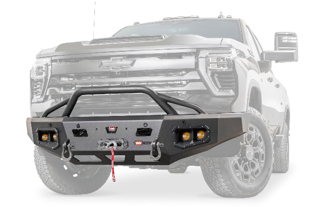 WARN ASCENT HD BUMPER SILVERADO HD WITH PRERUNNER GUARD 110914