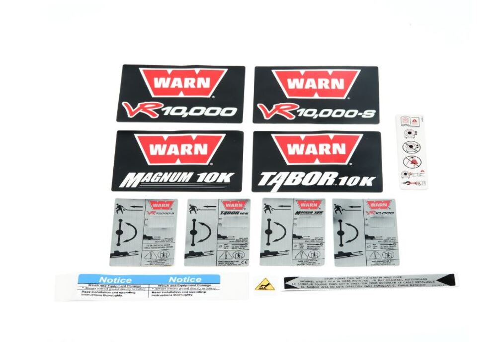 WARN LABEL KIT 92066