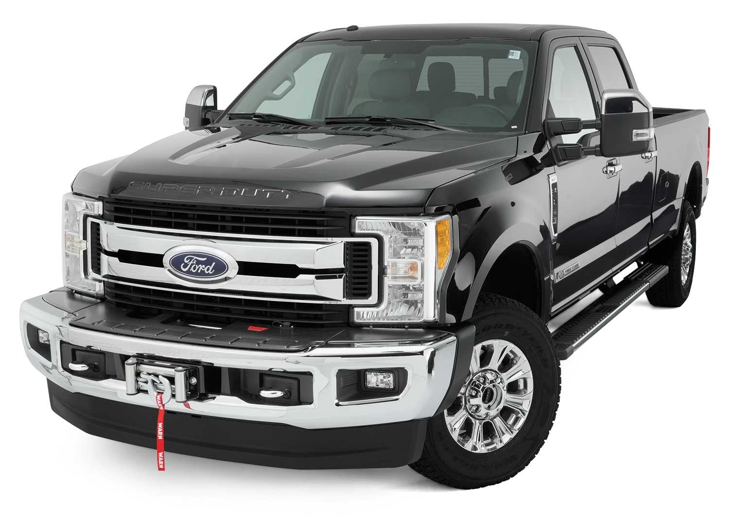 WARN 98055 MY17 - 4th Generation Super Duty Hidden Winch Mount
