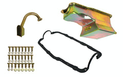 Weiand 5037WND OIL PAN KIT 7QT ZINC FINISH 65/87 351W S
