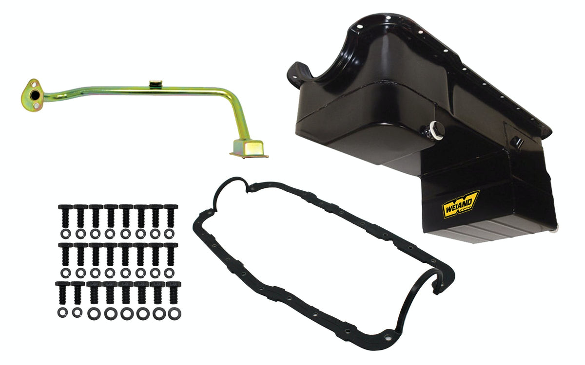 Weiand 5038WND OIL PAN KIT 7QT BLACK 79/93 SBF 351W/5.8
