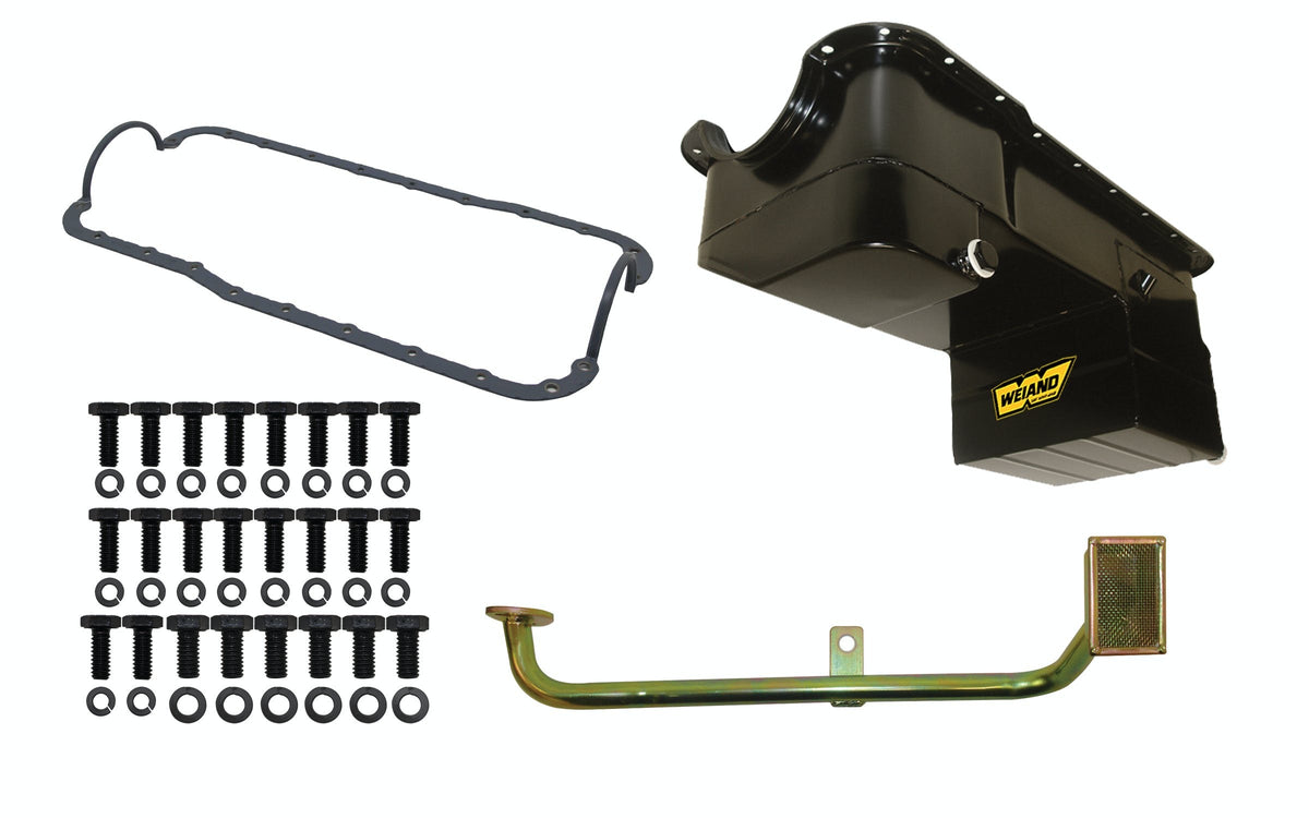 Weiand 5040WND OIL PAN KIT 7QT BLACK 79/93 SBF 302/5.0L