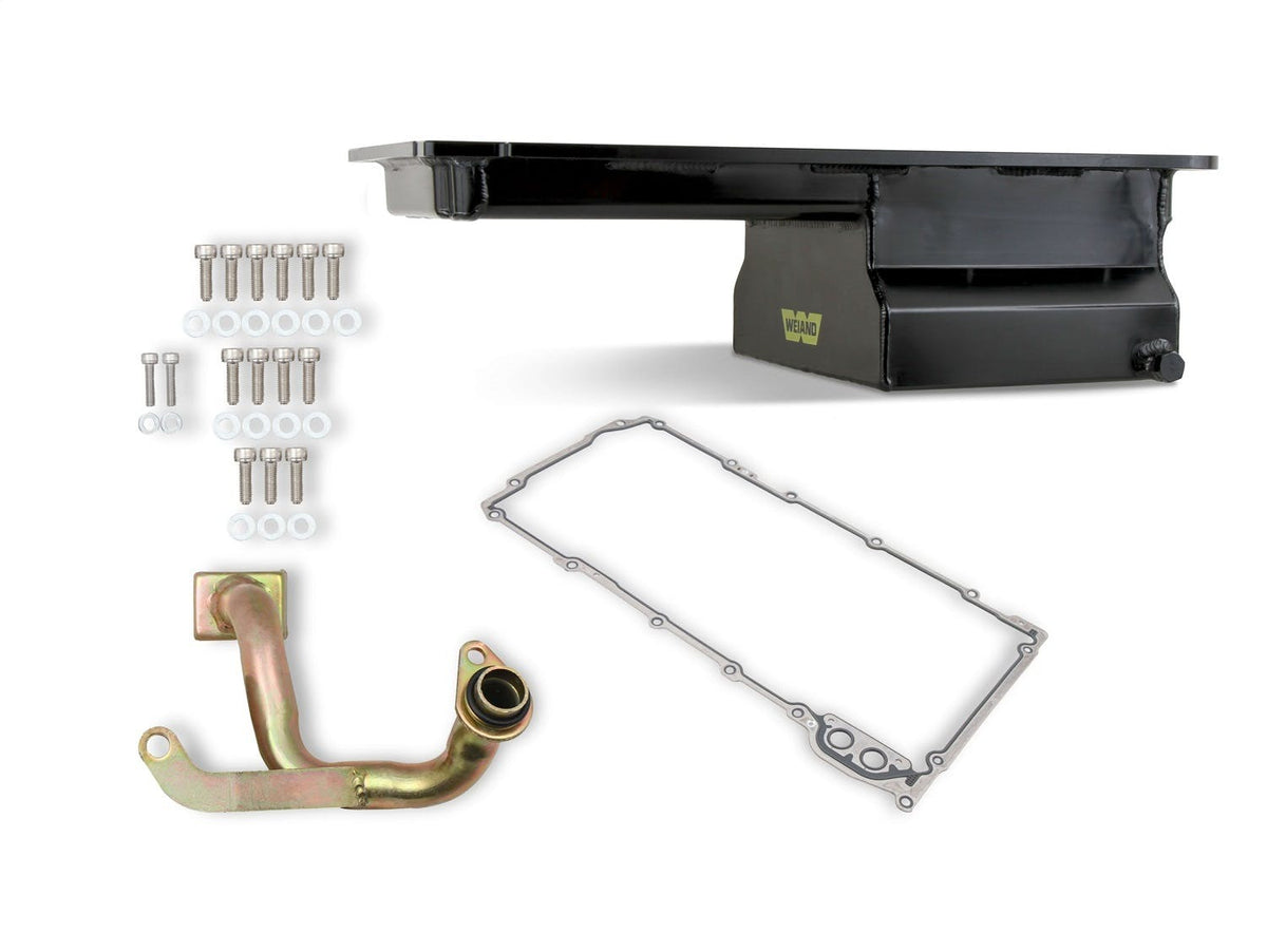 Weiand 5042WND FRONT SUMP OIL PAN KIT GM LS1/2/6 and LQ9
