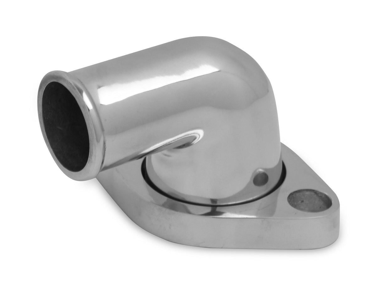 Weiand 6244 WEIAND ALUMINUM WATER OUTLET, 90 DEGREE,